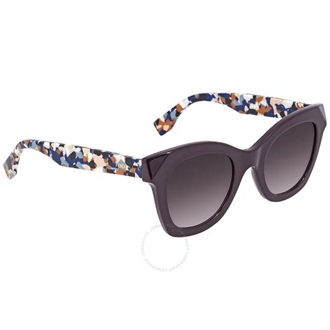 fendi chromia ff 0204 s|Fendi Chromia Mauve Gradient Cat Eye Ladies Sunglasses FF .